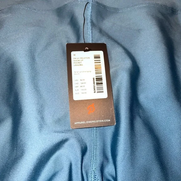 Peloton Blue Leggings. NWT. Size medium - Picture 3 of 5